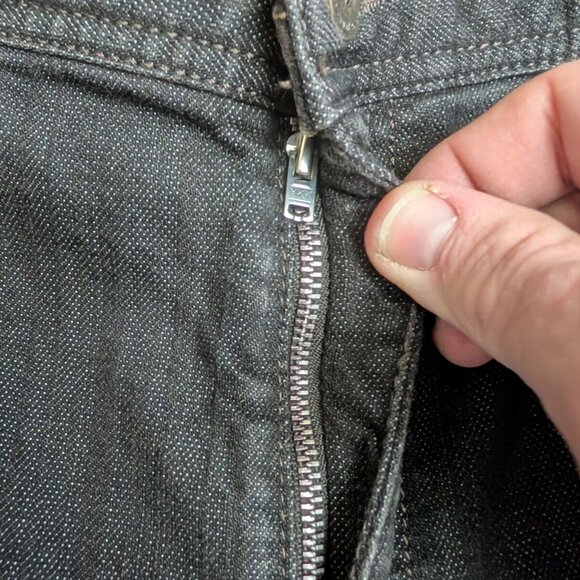 ALBERTO Mens Black Revolution Denim Stretch Modern Fit Super T400 Jeans 40x34 - Picture 9 of 16